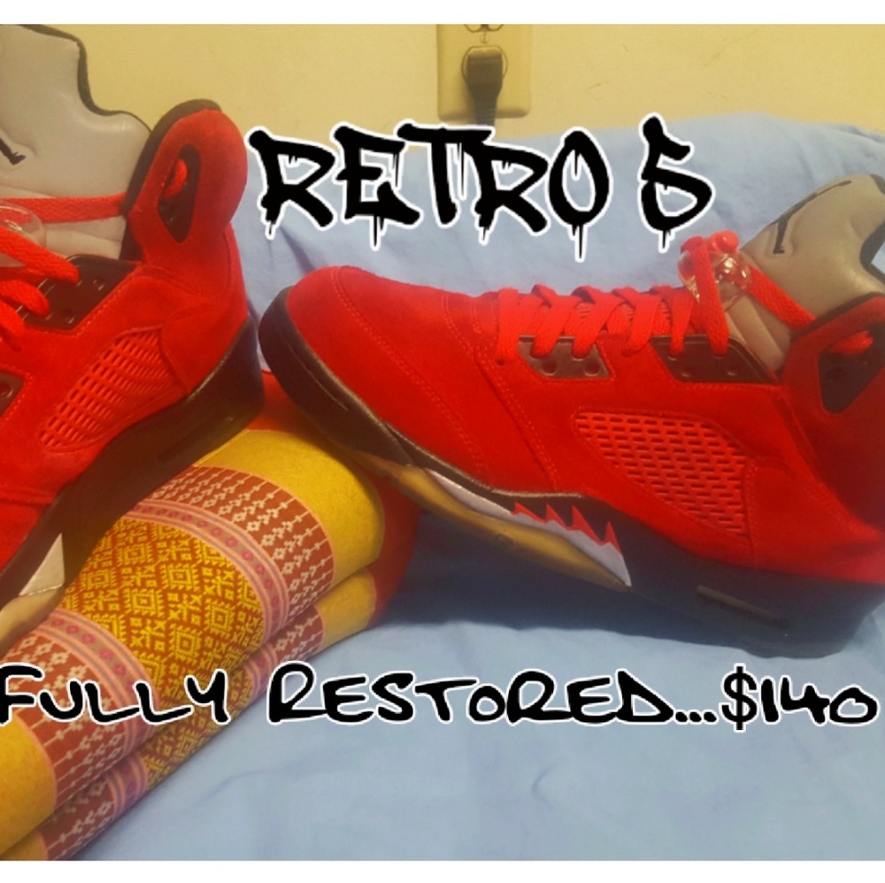 SOLD! Nike ® Air Jordan ™ Retro 5 "Red Suede"